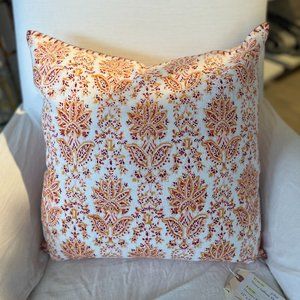 Ninna Saffron Throw Pillow by John Robshaw